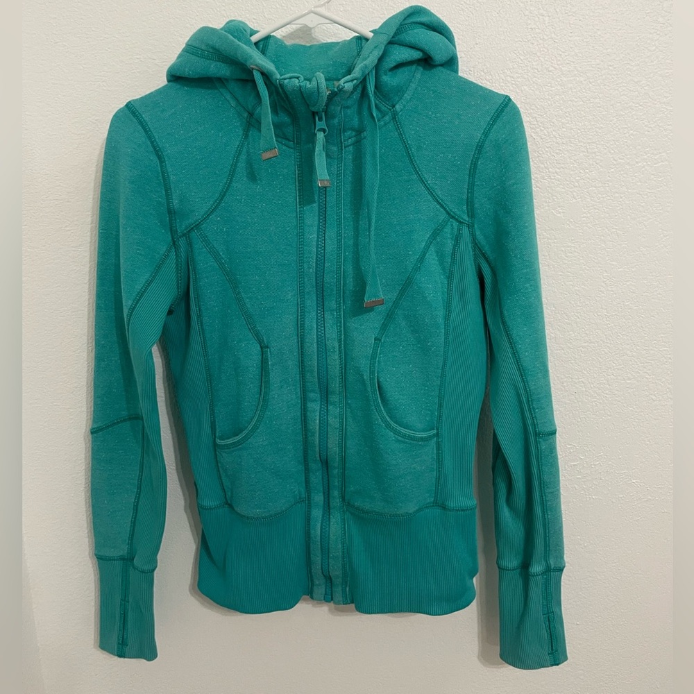Zella Teal hoodie, Size S